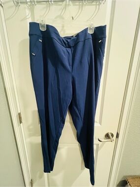Ashley Stewart Royal Blue Skinny Pants